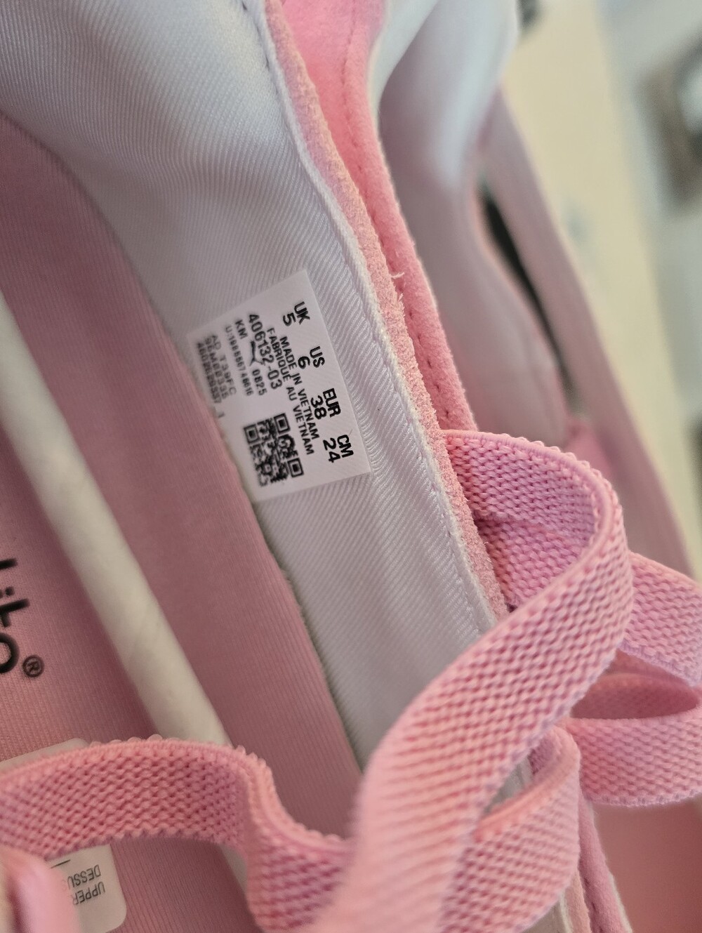 Puma Speed Ballet Flats- Pink White Suede - 38 - Picture 11 of 16